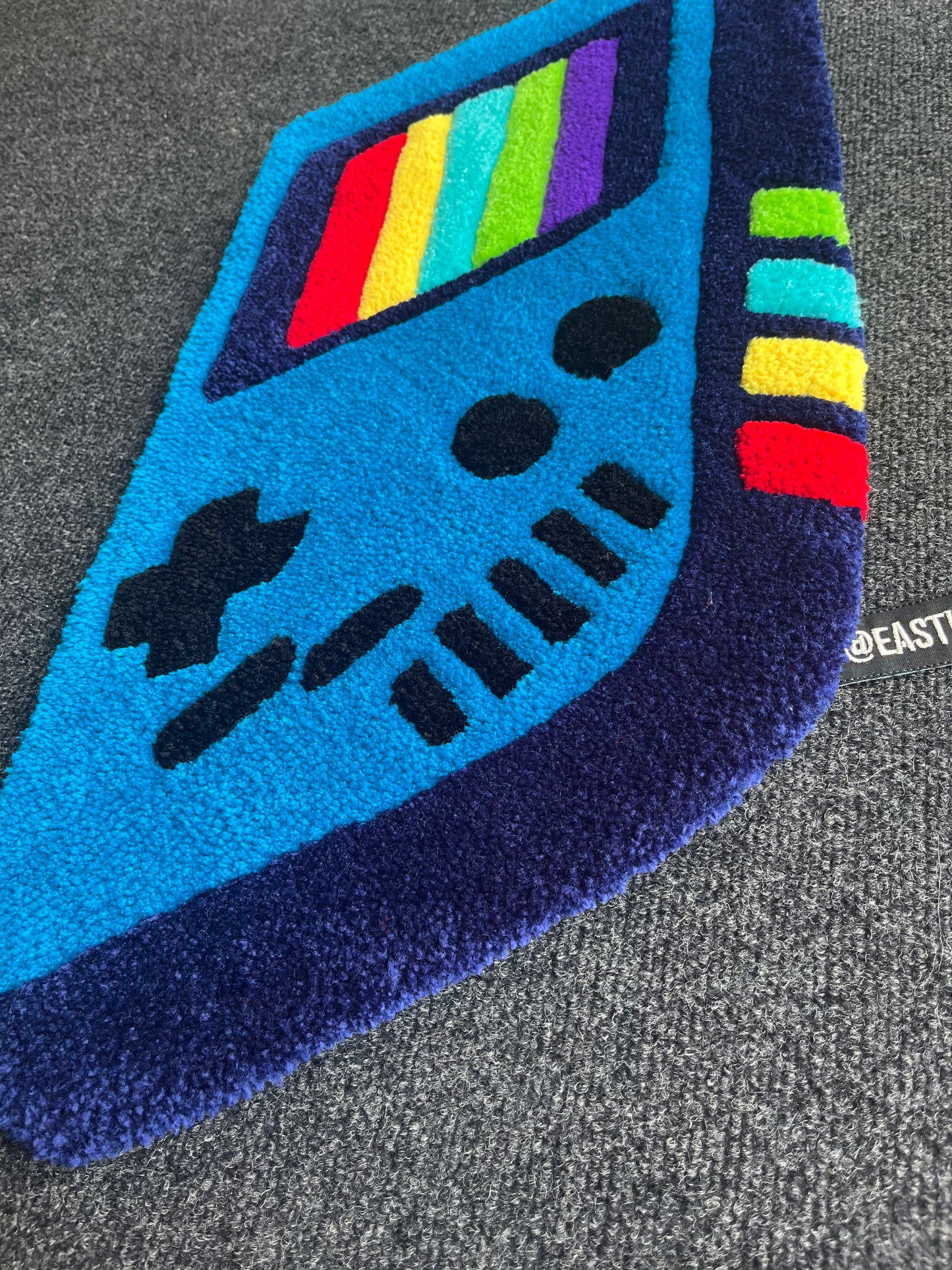 GameBoy Color Blue Rug (75cm x 33cm)
