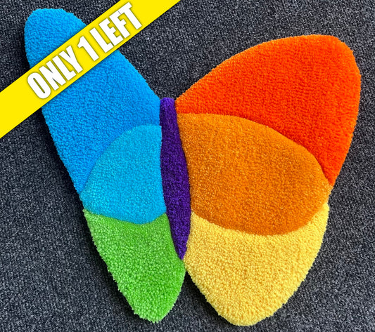 MSN Butterfly Accent Rug (42cm x 36cm)