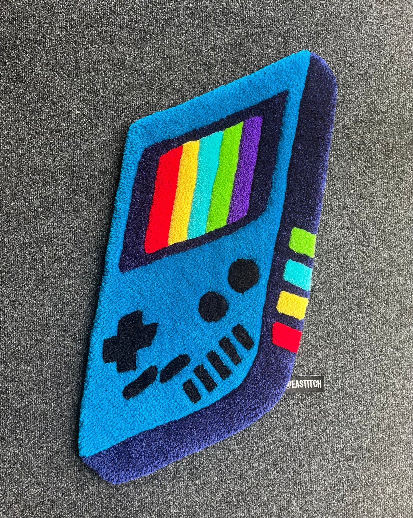 GameBoy Color Blue Rug (75cm x 33cm)